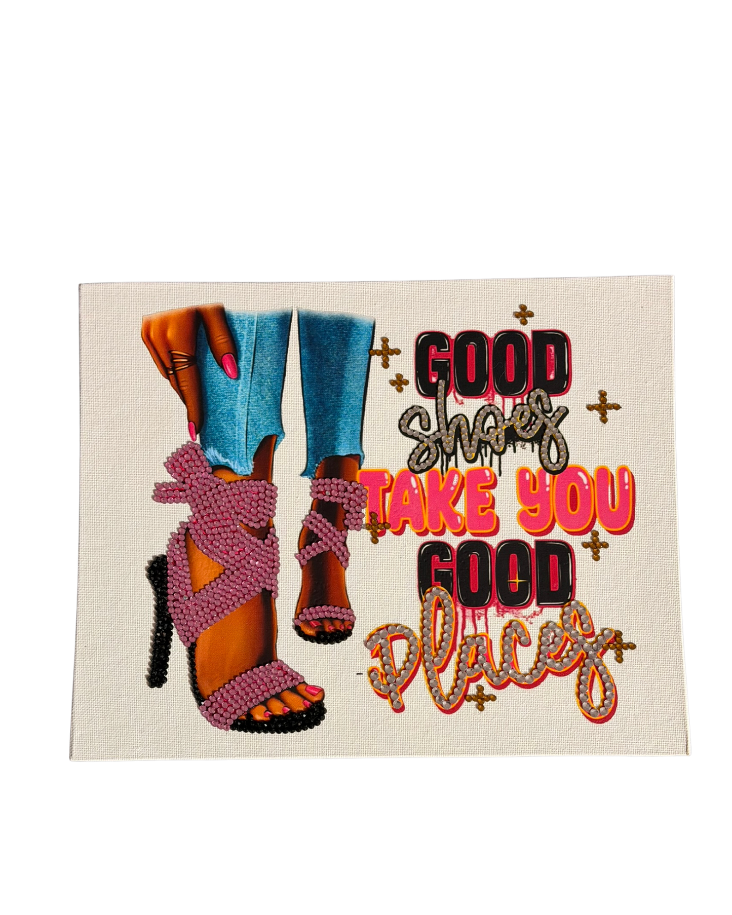 Good Shoes Take You Good Places Wall Art
