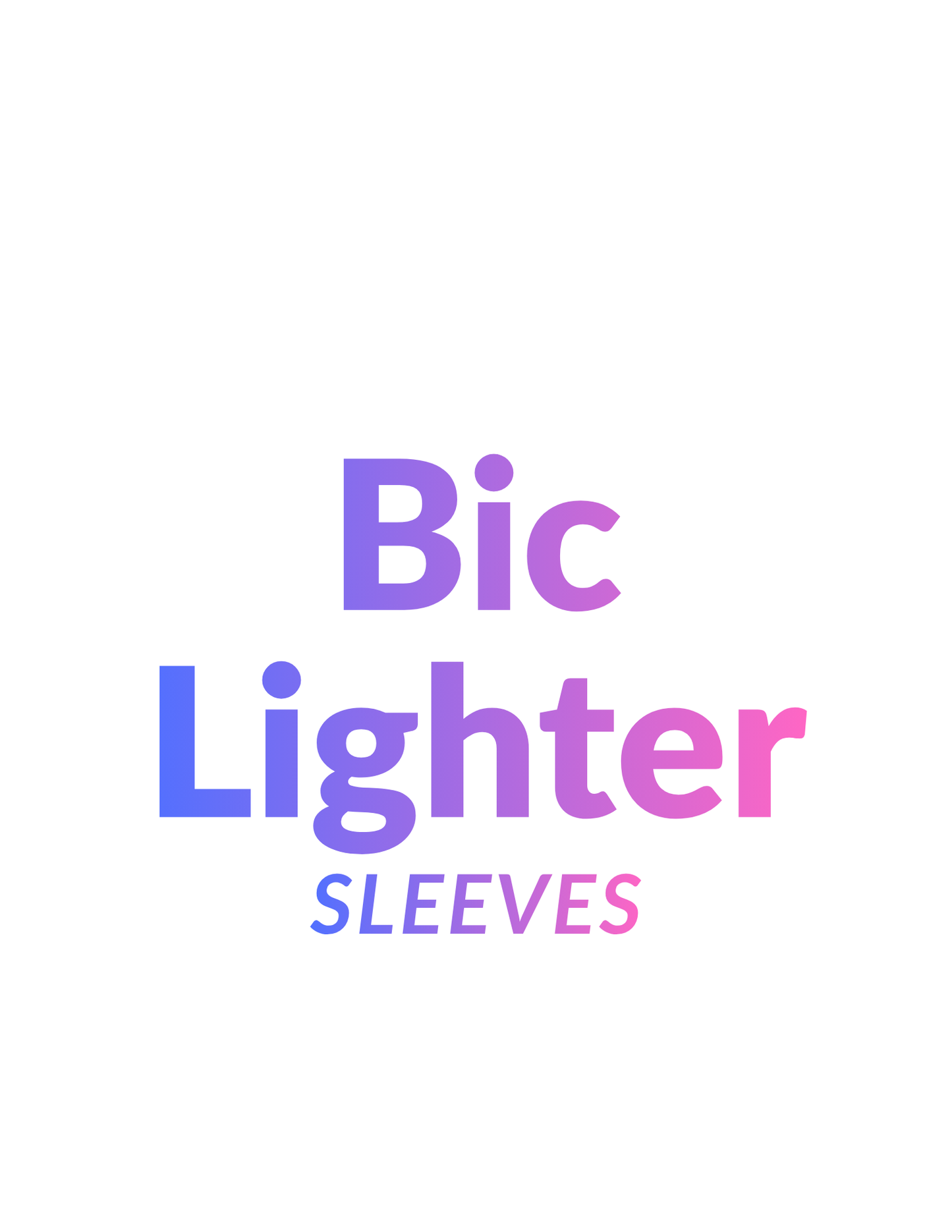 Bic Sleeves