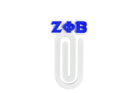Zeta Phi Beta Jumbo Paper Clip