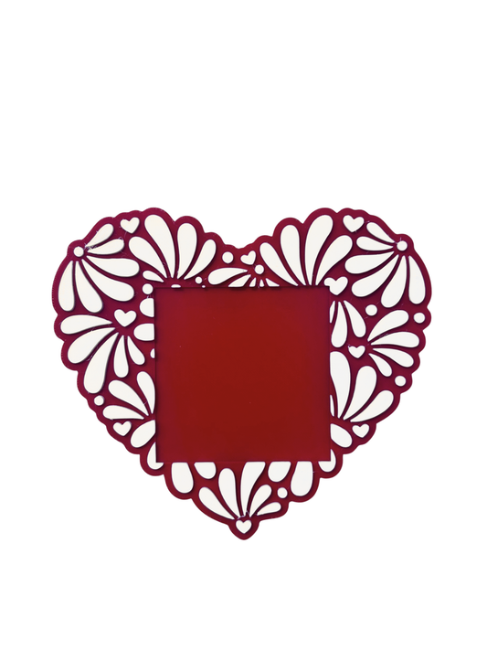 Heart-Shaped 3x3 Sticky Note Holder